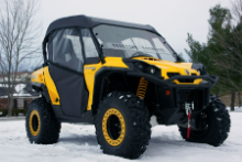 CAN-AM Commander Full Cab Enclosure to fit Hard Windshield