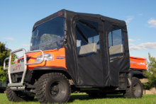Kubota RTV1140 Full Cab Enclosure with Aero-Vent Hard Windshield