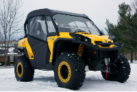 CAN-AM Commander Full Cab Enclosure to fit Hard Windshield