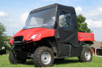 Honda Big Red MUV 700 Full Cab Enclosure to fit Hard Polycarbonate Windshield
