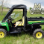 John Deere Gator Full Cab Enclosure with Arep-Vent Windshield-side view