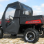 Polaris Ranger 400 Full Cab Enclosure for existing Hard Windshield-rear view