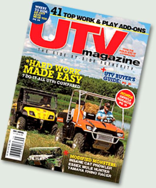 UTV Magazine Cover